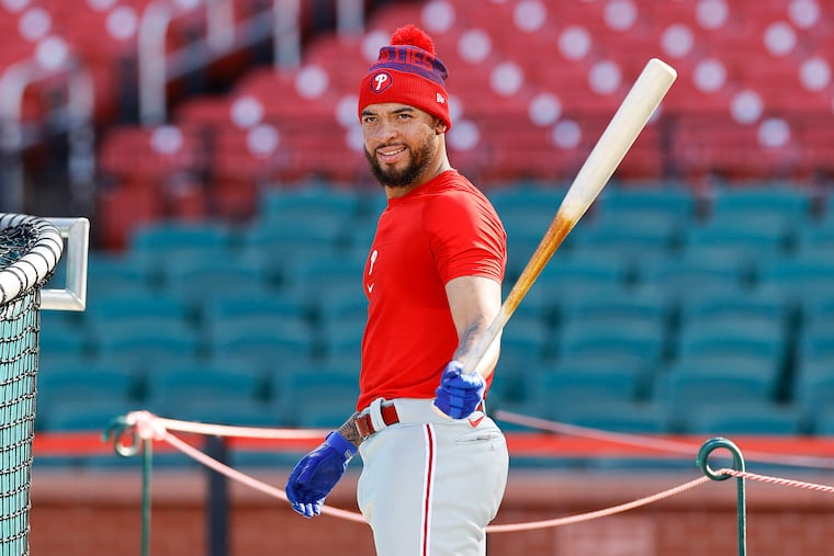 Edmundo Sosa worked out with the Phillies on Thursday in St. Louis ahead of Game 1 against his former team.