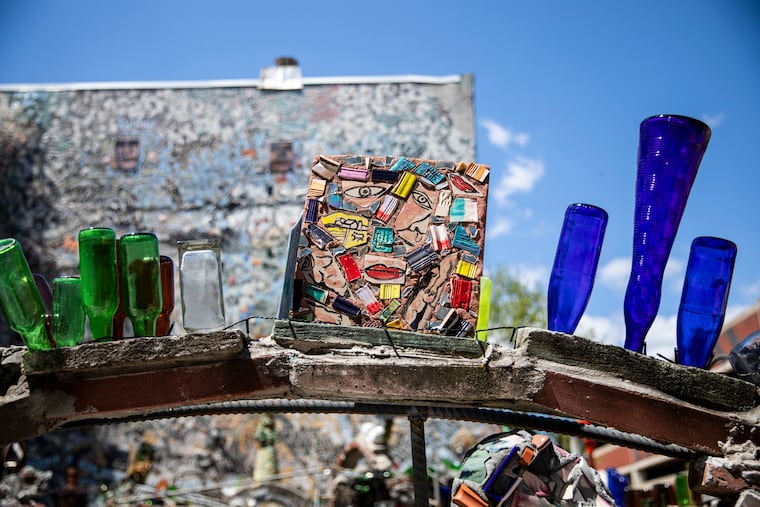 The Magic Gardens created by award-winning mosaic mural artist Isaiah Zager in Philadelphia, Pa., on Wednesday, April 27, 2022.