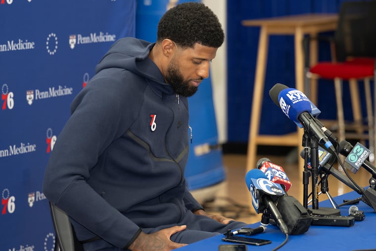 Sixers star Paul George missed 25 games for violating the NBA’s anti-drug policy.
