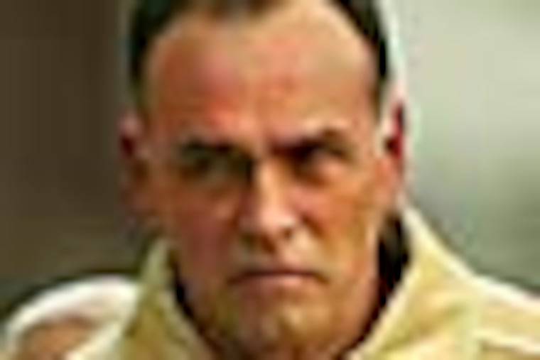 11/29/03 - Funeral for John Casasanto at Stolfo Funeral Home on S. Broad St in Philadelphia on Saturday, November 29, 2003. Pictured is Gaeton Lucibello, reputed Capo in the Philadelphia Mafia.