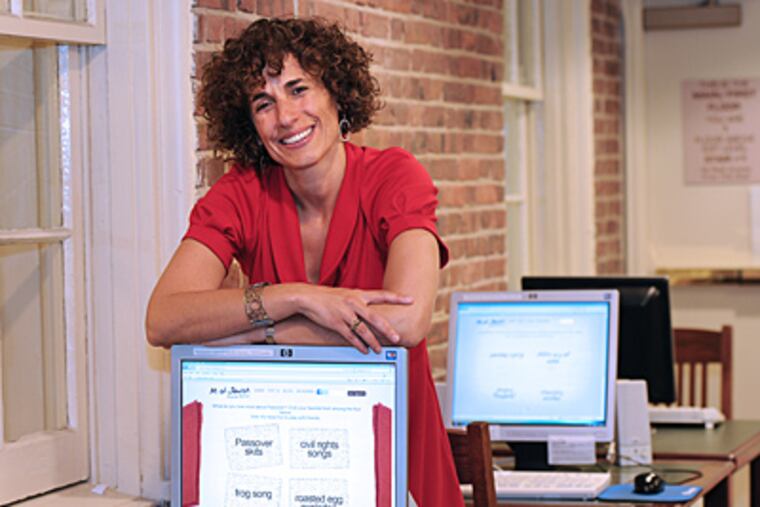 Rabbi Deborah Glanzberg-Krainin is director of www.mostjewish.com at Wyncote's Reconstructionist Rabbinical College. (Sharon Gekoski-Kimmel/Staff)