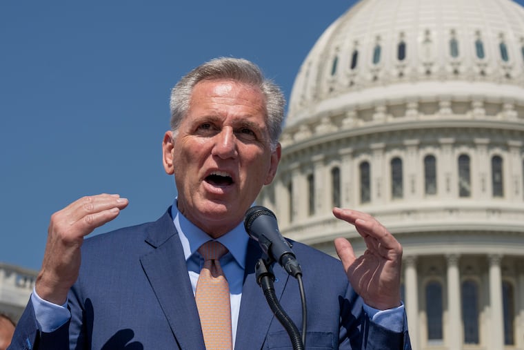 House Speaker Kevin McCarthy gathered the votes needed to pass his debt-ceiling plan. House Republicans hope it will put political pressure on President Joe Biden to negotiate changes in fiscal policy in exchange for an increase in the debt limit.