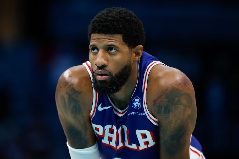 Sixers forward Paul George has been on an offensive tear since returning from a 25-game suspension.