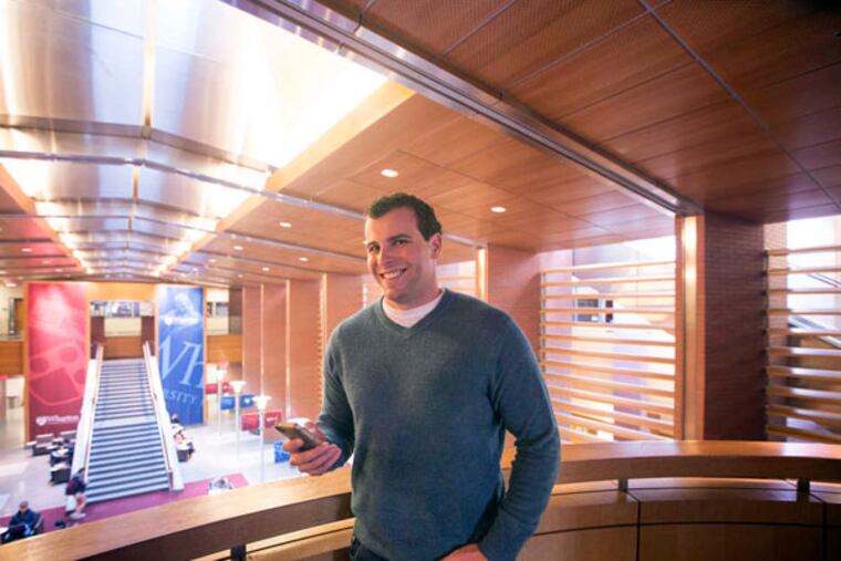 Daniel Reardon's startup provides an intuitive way for elite coaches to personalize team workouts. (DAVID SWANSON / STAFF PHOTOGRAPHER)