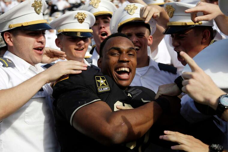 Terry Baggett ran for 304 yards against Eastern Michigan to set an Army single-game rushing record. (Associated Press)