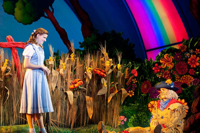Danielle Wade and Jamie McKnight in Andrew Lloyd Webber's "The Wizard of Oz," based on the 1939 film. (Cylla von Tiedemann photo)