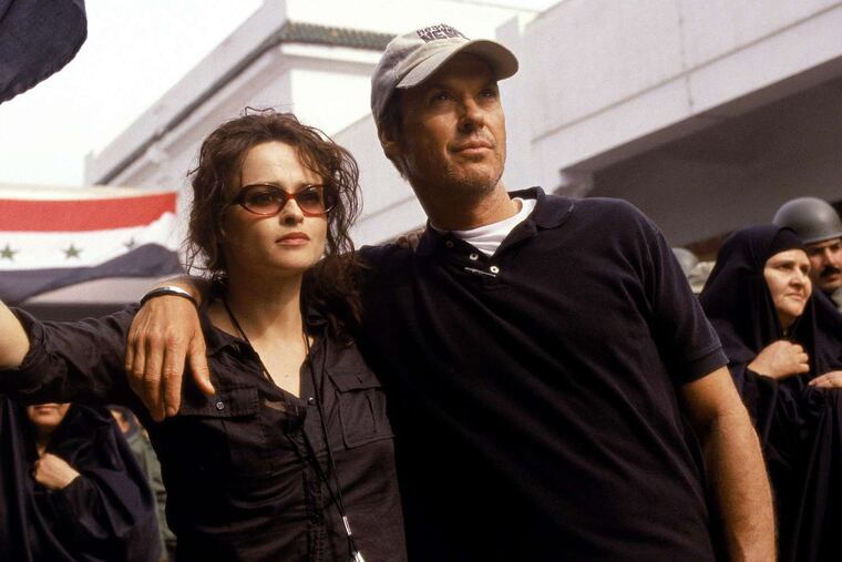 "Live from Baghdad" stars Helena Bonham Carter and Michael Keaton.