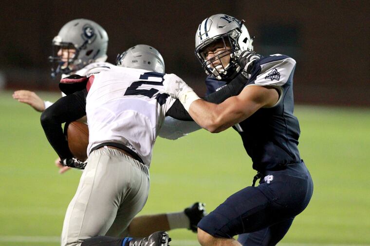 Keith Maguire, right, and Malvern Prep (3-0) host Reading's Berks Catholic (3-1) at 7 p.m. Friday