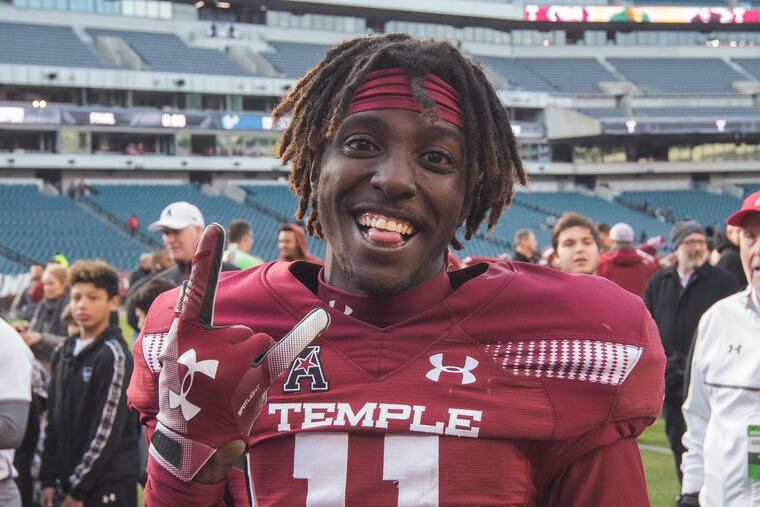 Cornerback Linwood Crump is a Temple graduate student.