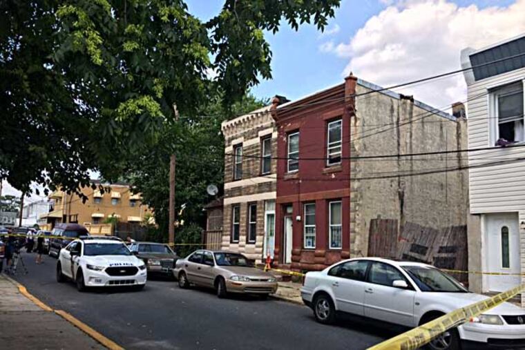 Police yesterday found the body of an 83-year-old woman in a basement freezer of a red brick house on Lee Street in Hunting Park.