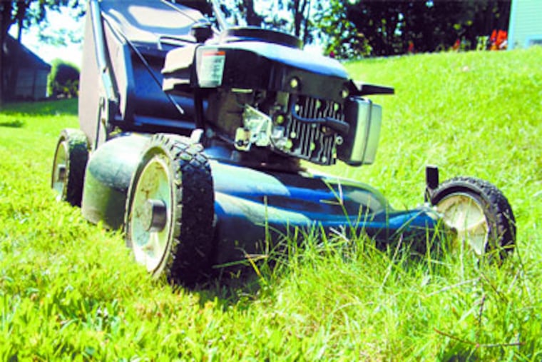In an hour, a gas mower spews as many hydrocarbons as driving an average car nearly 200 miles. The pollution can cause breathing problems. (istockphoto)