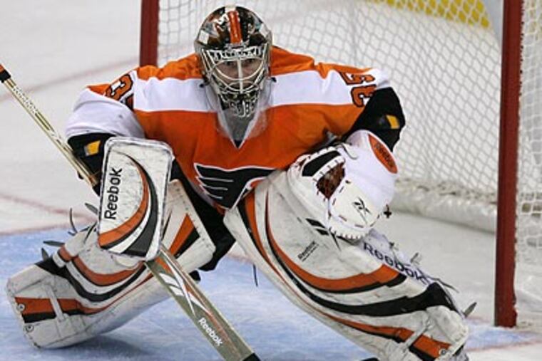 Sergei Bobrovsky has been impressive for the Flyers so far this season. (Yong Kim/Staff Photographer)