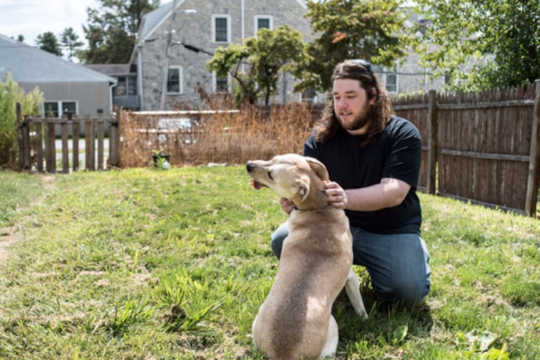 Avionics technician Dalton Smith was laid off in mid-August from his contractor job at Sikorksy in Coatesville. (MATTHEW HALL/For The Inquirer)
