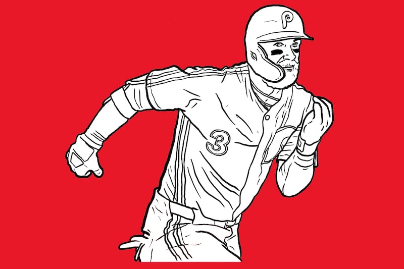 Printable Phillies coloring pages, featuring Bryce Harper and more