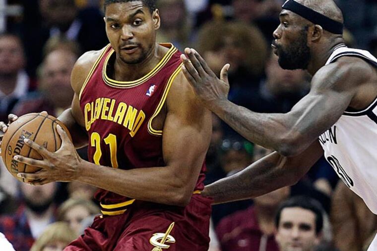 The Cavaliers' Andrew Bynum. (Tony Dejak/AP)