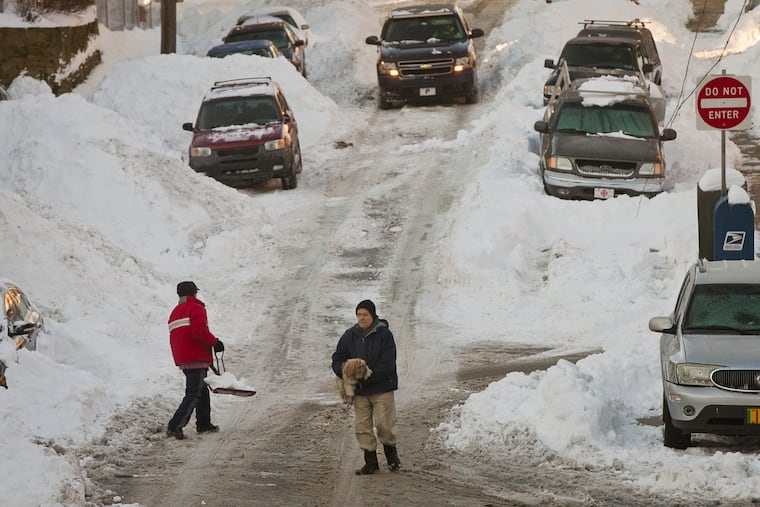 The last time Philadelphia saw more than a foot of snow was 2016, when 22.4 inches fell in the city on Jan. 22-23, 2016.
