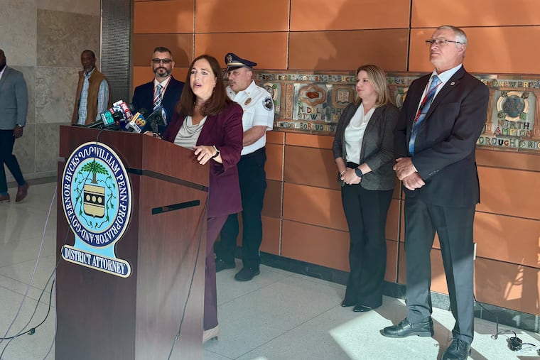 Bucks County District Attorney Jen Schorn asked anyone who may have been victimized by Joseph Grossman to contact her office.