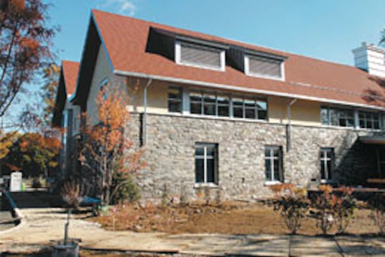 New science and technology center is rising at Chestnut Hill Academy and will focus on native trees and plants. Peter Tobia (Staff Photographer)