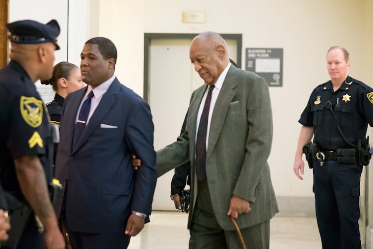 Bill Cosby enters the courtroom in Norristown in November.