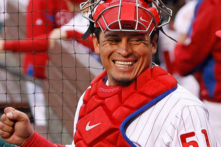 Phillies catcher Carlos Ruiz. (Ron Cortes/Staff file photo)