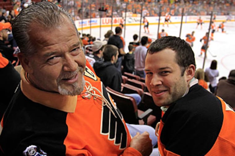 The Flyers Frozen Faithful are an extremely dedicated bunch that travels at lengths to see its team. (Ron Cortes/Staff Photographer)