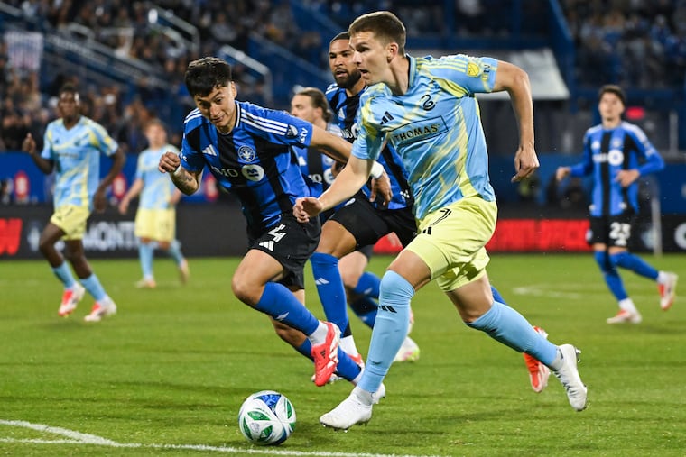 Mikael Uhre (right) scored the Union's late winner.