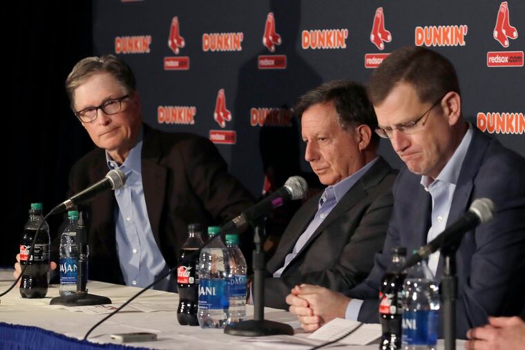 The Red Sox's punishment only resulted in the loss of a second-round pick. Video replay operator J.T. Watkins was suspended without pay through the 2020 postseason. (AP Photo/Elise Amendola, File)
