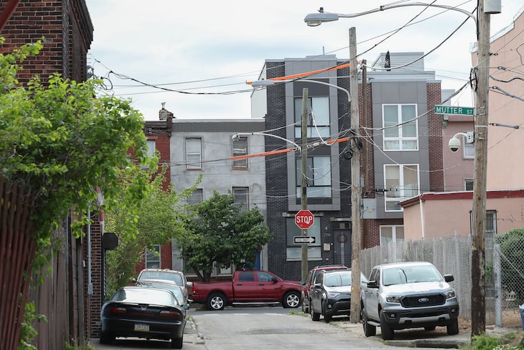 Construction of new homes is seen off Hancock street by Colona street in the Norris Square neighborhood of Philadelphia on Wednesday, May 11, 2022. Philadelphia released its first property reassessments in three years. Many homeowners are seeing a significant increase.