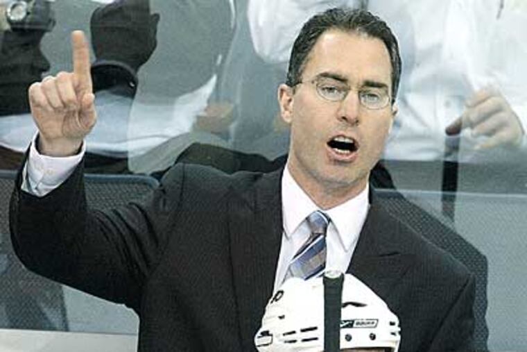 The Flyers have decided to part ways with coach John Stevens. (Yong Kim / Staff Photographer)