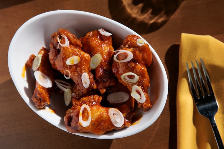 The Calabrian Chili Wings at Corio on Thursday, Sept. 18, 2025 in Philadelphia.