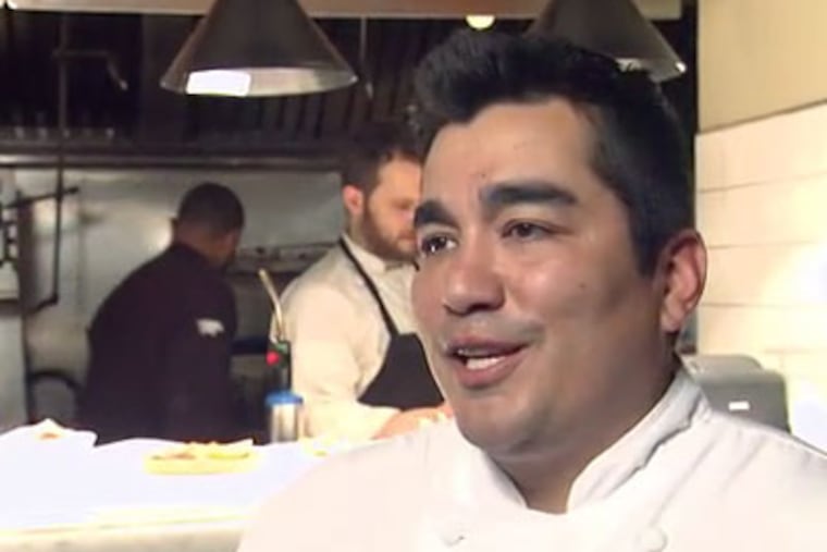 Jose Garces at his Amada in Old City, which opened in 2005.