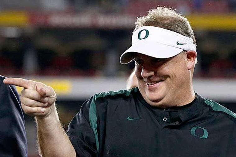 Chip Kelly becomes the 21st coach in Eagles history and replaces Andy Reid, who was fired on Dec. 31 after a 4-12 season. (Ross D. Franklin/AP, FIle)