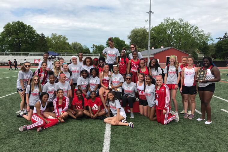 Rancocas Valley's girls and boys' track and field teams won the Burlington County Open on Saturday. RANCOCAS VALLEY TRACK / Social Media