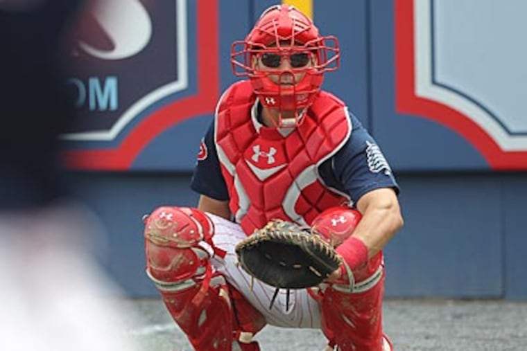 Reading catcher Sebastian Valle entered the weekend hitting .239 with one home run and nine RBIs. (Michael Bryant/Staff Photographer)