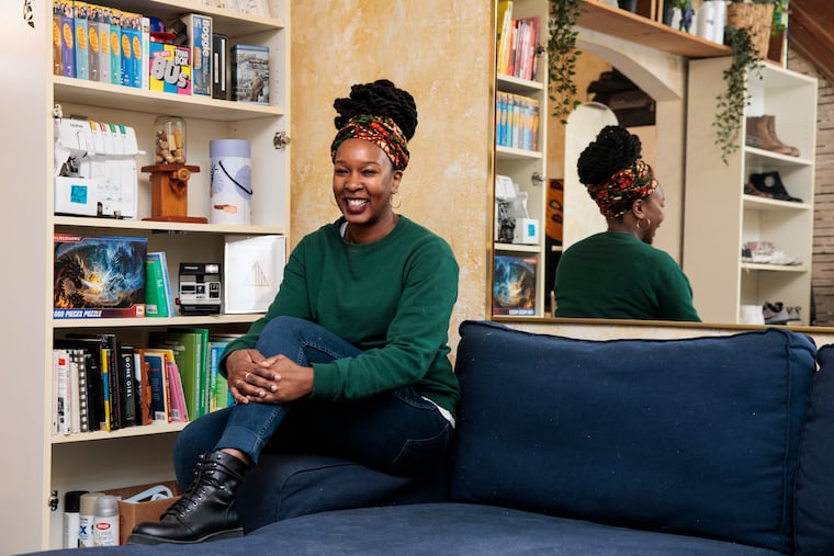 Lulu Tunis, a communications specialist, says her house is currently "a hot mess," but she's glad to come home each day.