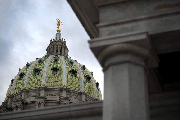Pennsylvania State Capitol in Harrisburg.