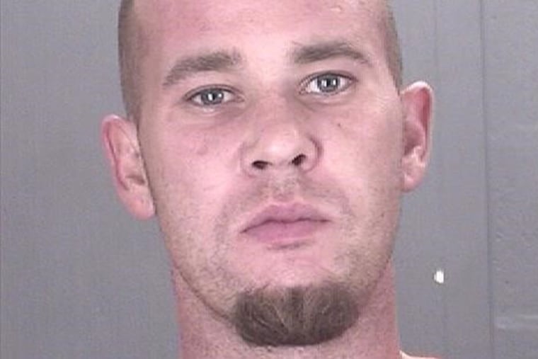 Alexander Peters. The vandalism occurred days before he was sentenced to three years in assault case.