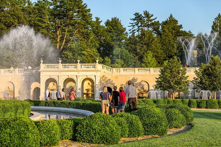 Festival of Fountains at Longwood Gardens in 2020.