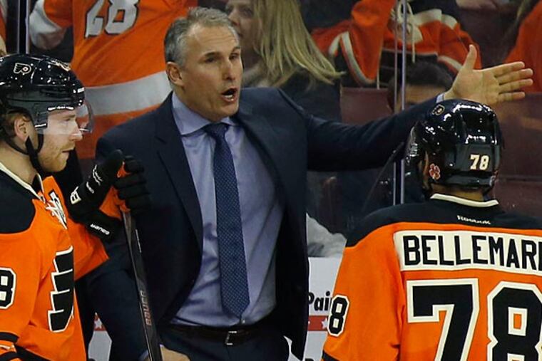Flyers head coach Craig Berube. (Yong Kim/Staff Photographer)