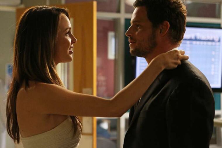 In "Puttin' on the Ritz" episode of "Grey's Anatomy," Justin Chambers' character Alex reveals an emotional secret to Jo Wilson, played by Camilla Luddington. The show airs Thursday at 9 p.m. on ABC.