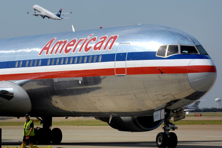 An American Airlines jet.