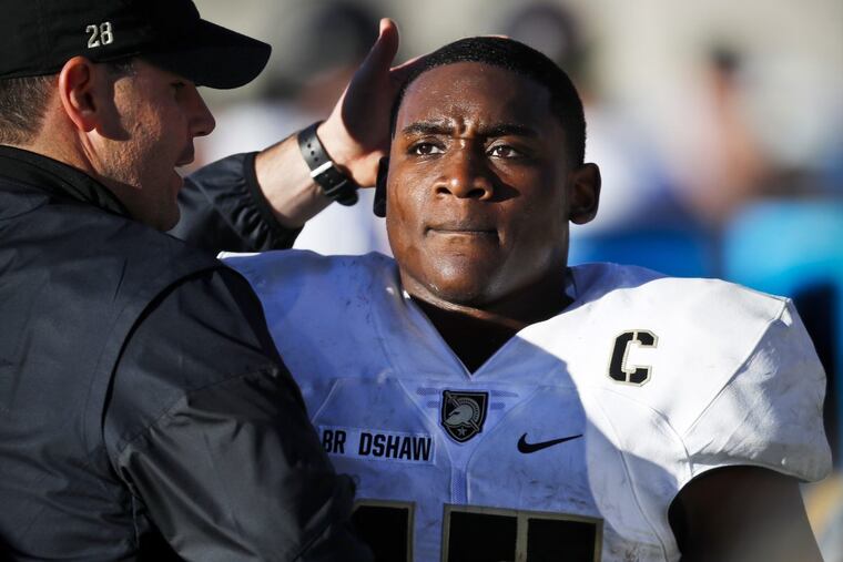 Army quarterback Ahmad Bradshaw