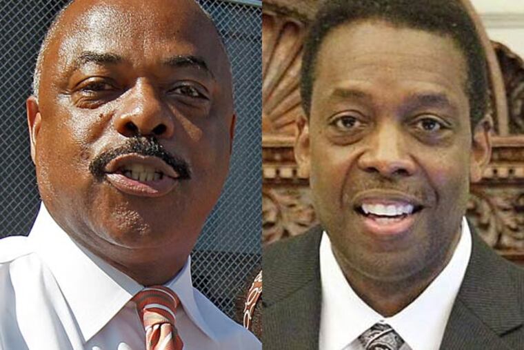 "Guns and armed guards will not help students resolve important issues or problems in their lives," said Philadelphia Federation of Teachers president Jerry Jordan, left. City Council President Darrell Clarke called the NRA proposal "ridiculous."