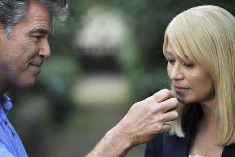 Pierce Brosnan & Trine Dyrholm are each in Italy for their child's wedding in 'Love Is All You Need.'