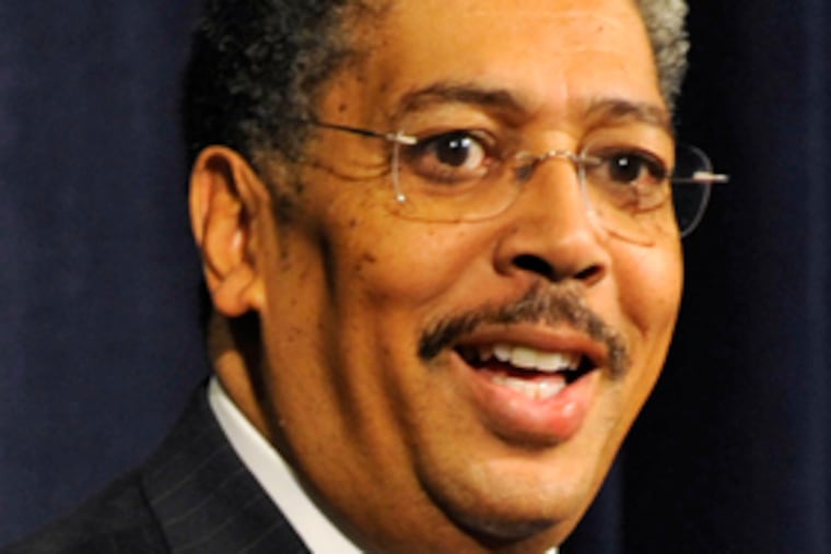 Earl W. Stafford, Virginia businessman, announces his plans for the "People's Inaugural Project."