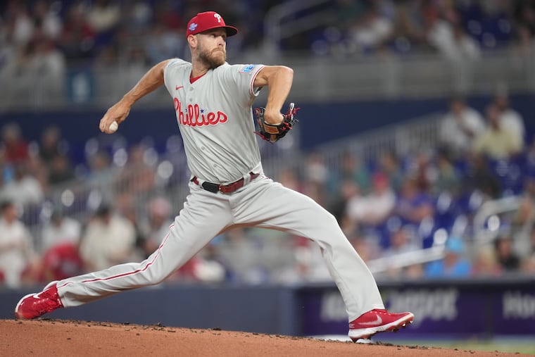 Phillies ace Zack Wheeler allowed one run in six innings of a 6-5 victory Friday night in Miami.