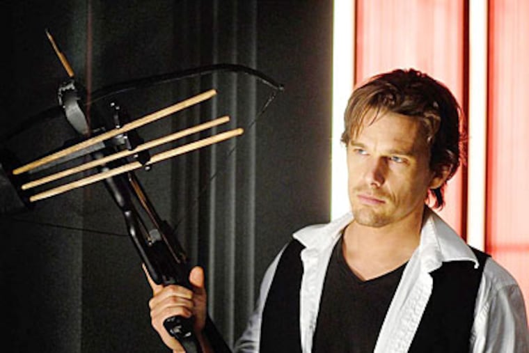 Ethan Hawke plays a reluctant vampire hematologist trying to supply blood or a synthetic to the 2019 world that’s 95 percent vampires.