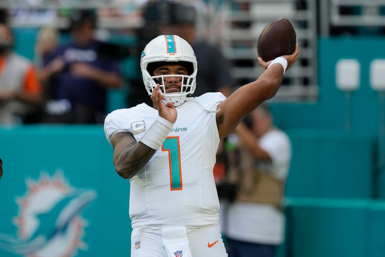 Tua Tagovailoa and the Miami Dolphins will take on the New York Jets in the NFL's first-ever Black Friday game Friday afternoon.