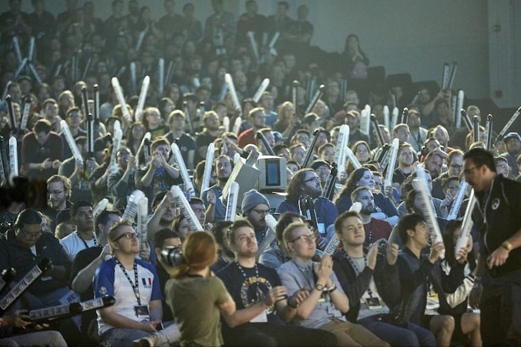 Fans cheered at the Overwatch World Cup in Anaheim, Calif., last November.