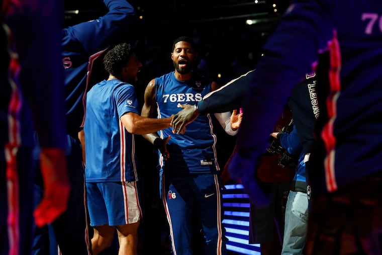 Sixers forward Paul George joined the team in 2024 with expectation that he would help them compete for a title.